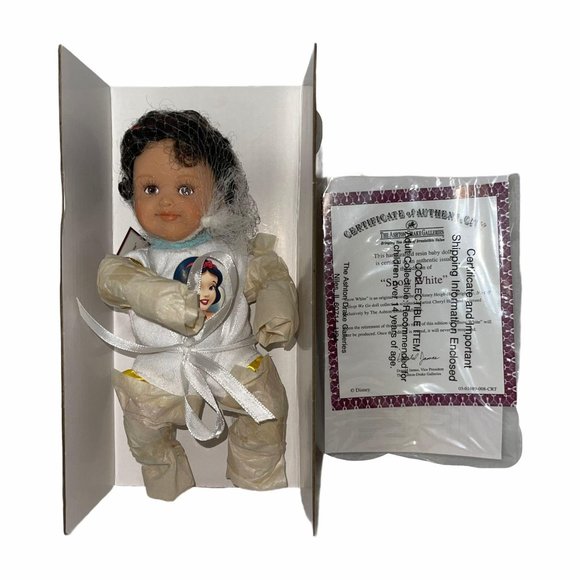 New Open Ashton Drake Disney Snow White Seven Dwarfs Complete Prince Charming - Picture 2 of 11